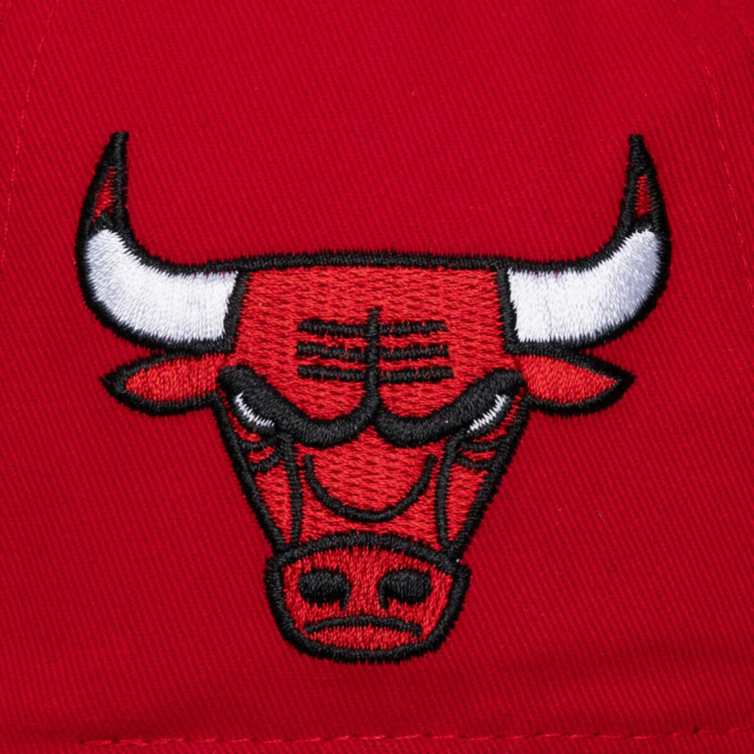 Ladies Chicago Bulls Mitchell & Ness Poplin Script Adjustable Hat - Image 3