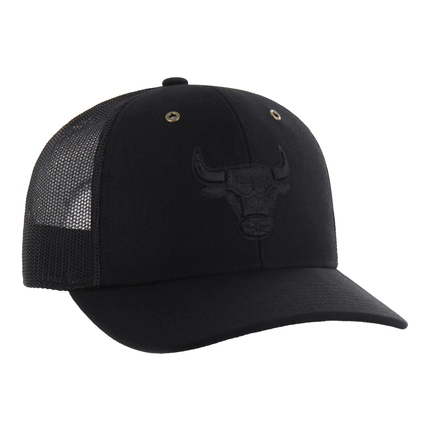 Chicago Bulls 47 Brand x Carhartt Black Trucker Hat - Image 3