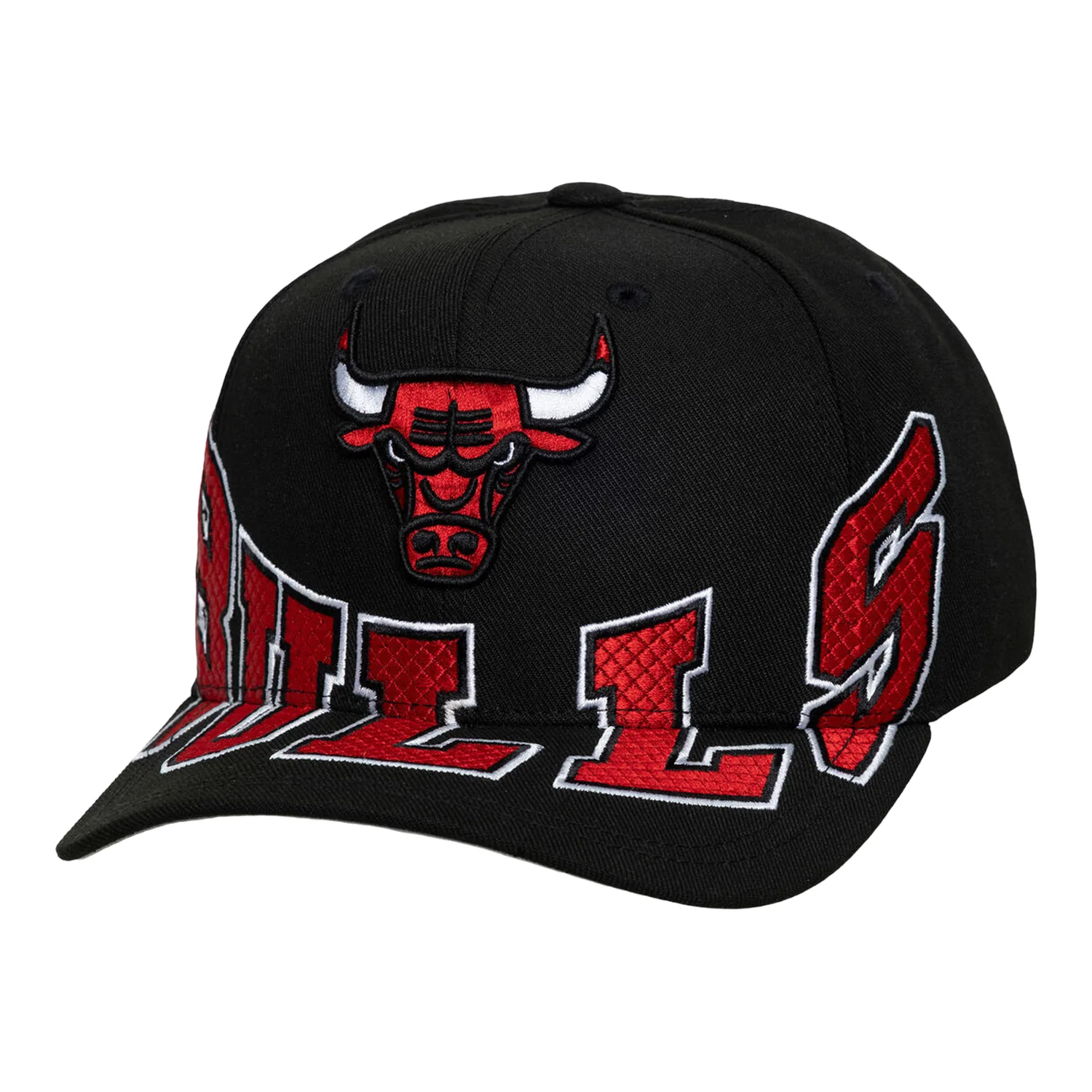 Chicago Bulls Mitchell & Ness Over Under Pro Snapback