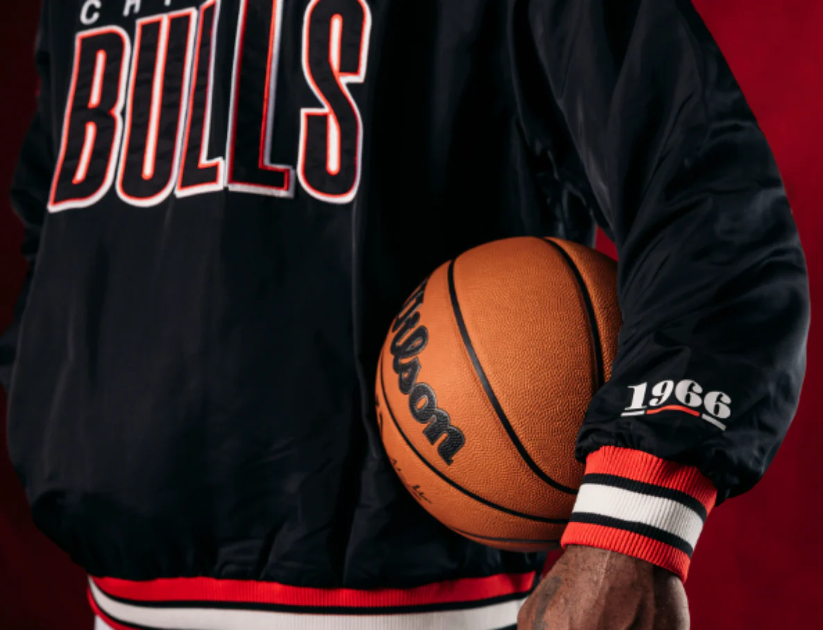 Chicago Bulls 1966 Wild Collective Pullover Windbreaker - Image 5