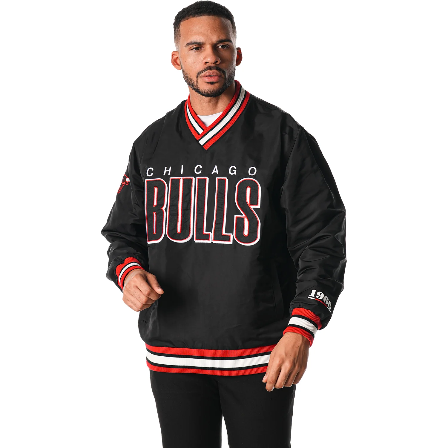 Chicago Bulls 1966 Wild Collective Pullover Windbreaker - Image 7