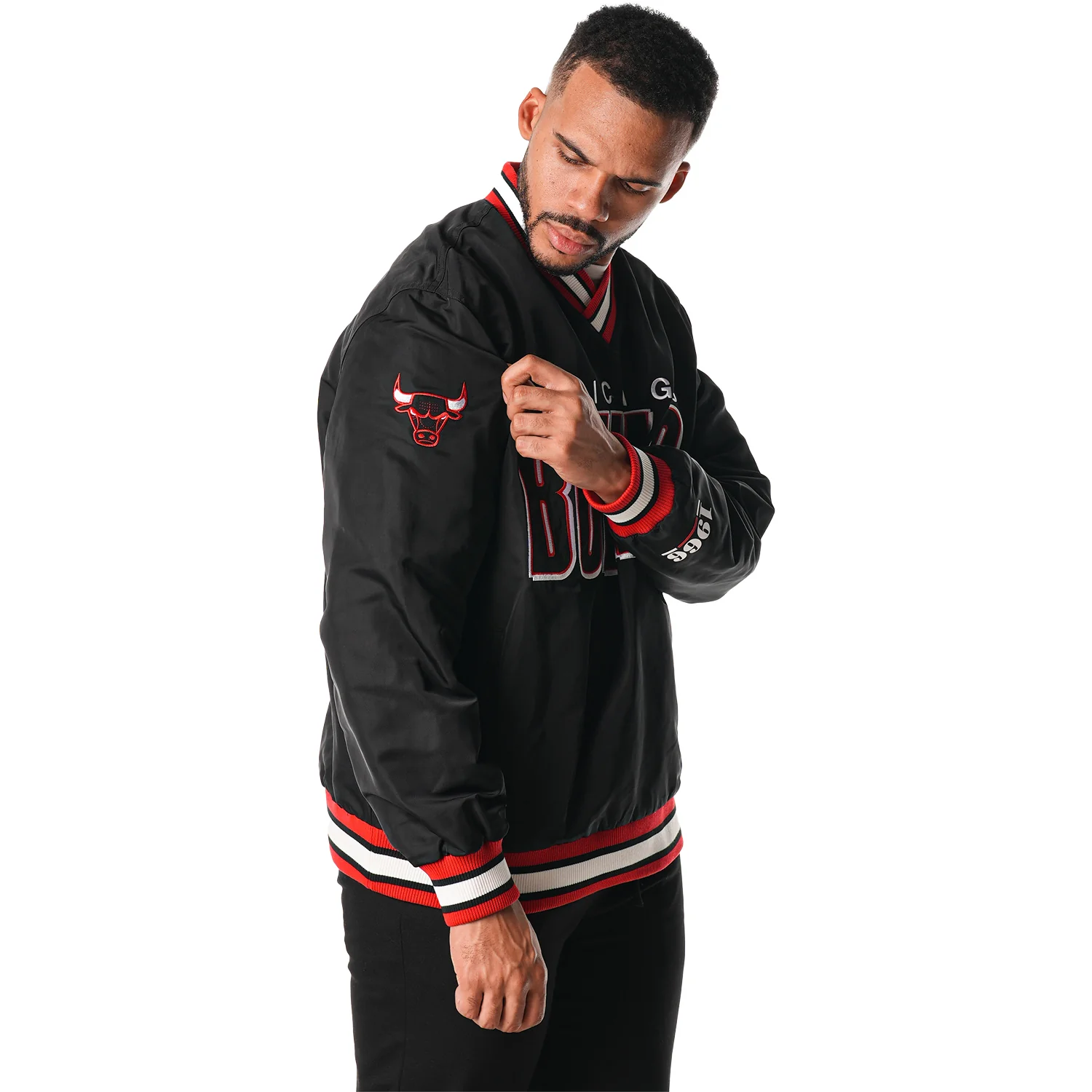 Chicago Bulls 1966 Wild Collective Pullover Windbreaker - Image 9