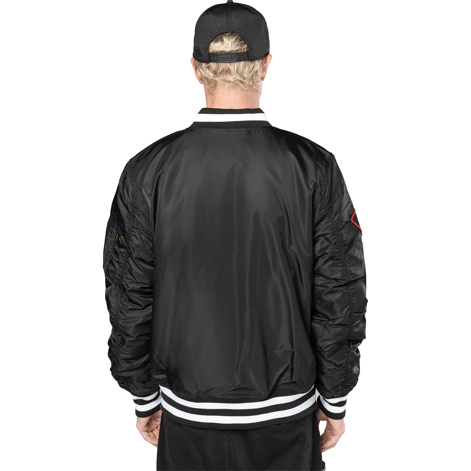 Chicago Bulls New Era Alpha Industries Patch Jacket - Image 2