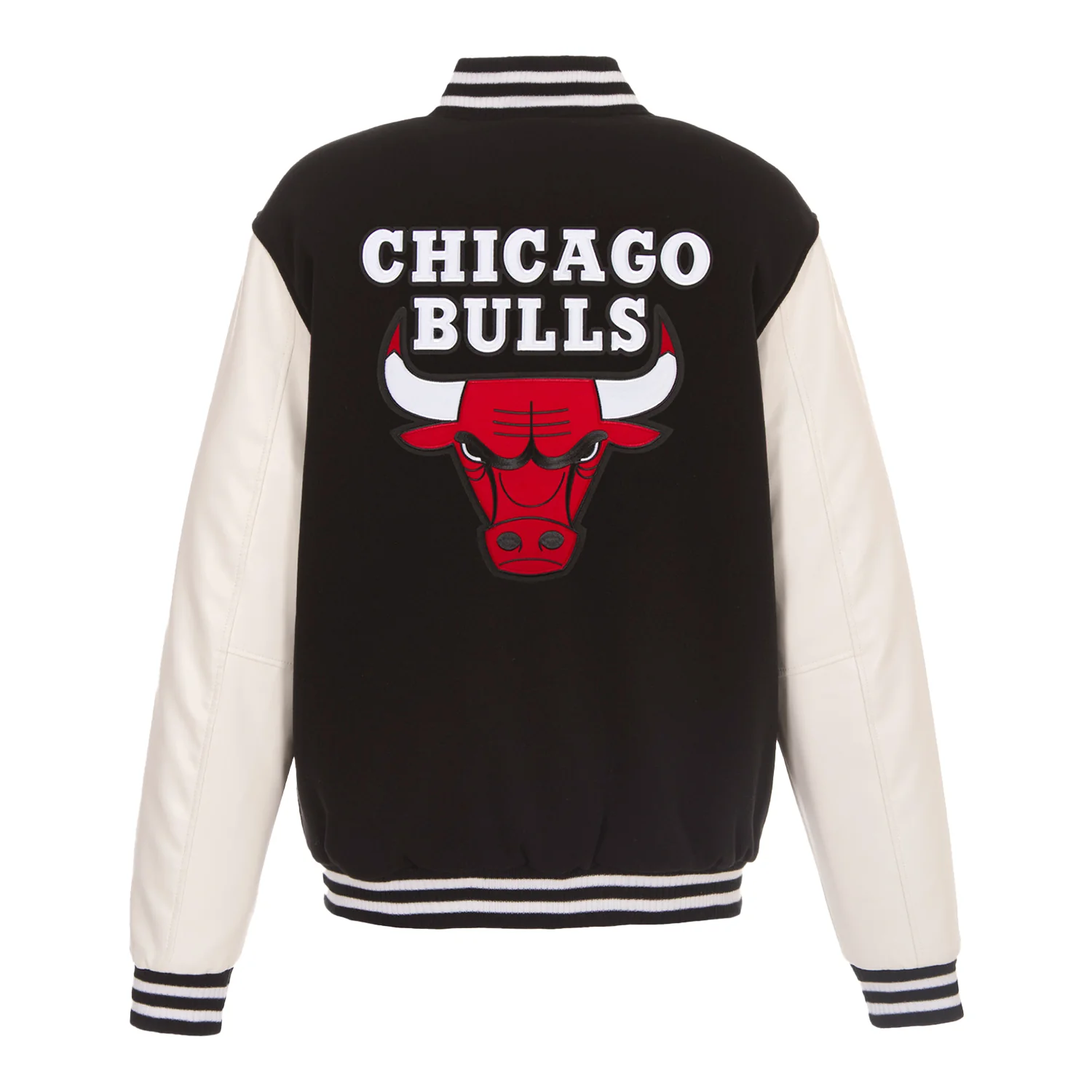 Chicago Bulls JH Design Reversible Varsity Jacket - Image 3
